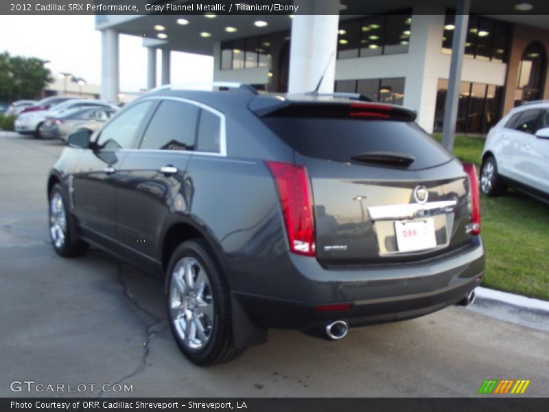 Gray Flannel Metallic / Titanium/Ebony 2012 Cadillac SRX Performance