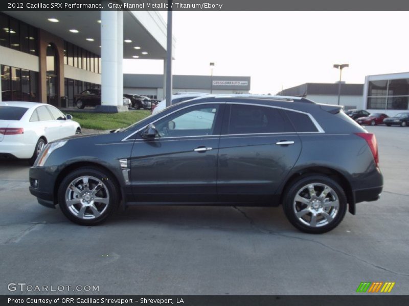 Gray Flannel Metallic / Titanium/Ebony 2012 Cadillac SRX Performance