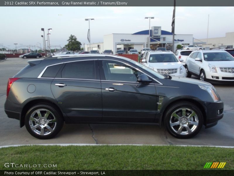 Gray Flannel Metallic / Titanium/Ebony 2012 Cadillac SRX Performance