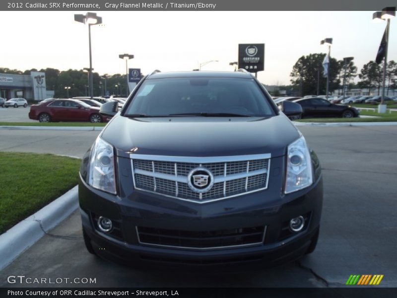 Gray Flannel Metallic / Titanium/Ebony 2012 Cadillac SRX Performance