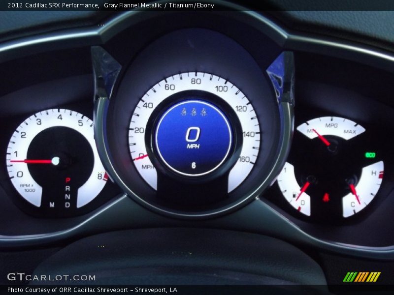 Gray Flannel Metallic / Titanium/Ebony 2012 Cadillac SRX Performance