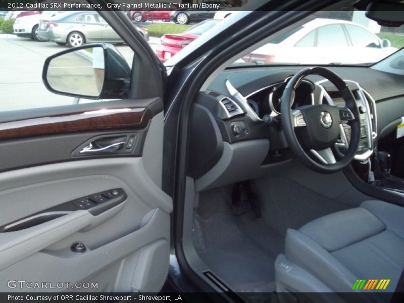 Gray Flannel Metallic / Titanium/Ebony 2012 Cadillac SRX Performance