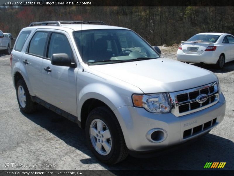 Ingot Silver Metallic / Stone 2012 Ford Escape XLS