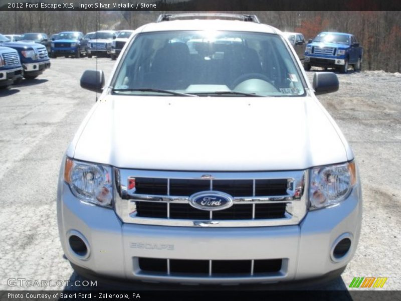 Ingot Silver Metallic / Stone 2012 Ford Escape XLS