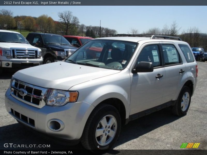 Ingot Silver Metallic / Stone 2012 Ford Escape XLS