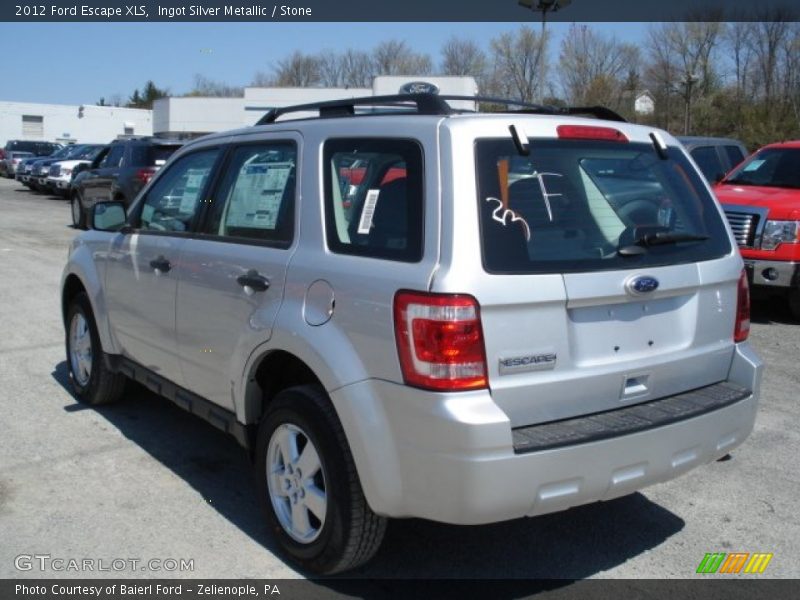 Ingot Silver Metallic / Stone 2012 Ford Escape XLS