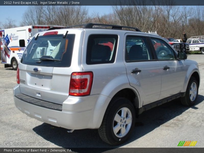 Ingot Silver Metallic / Stone 2012 Ford Escape XLS