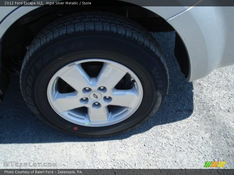 Ingot Silver Metallic / Stone 2012 Ford Escape XLS