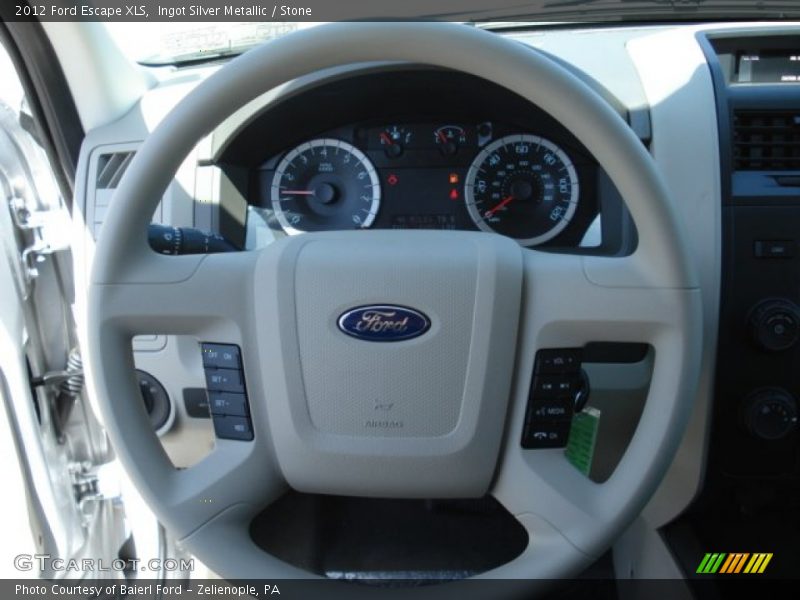 Ingot Silver Metallic / Stone 2012 Ford Escape XLS