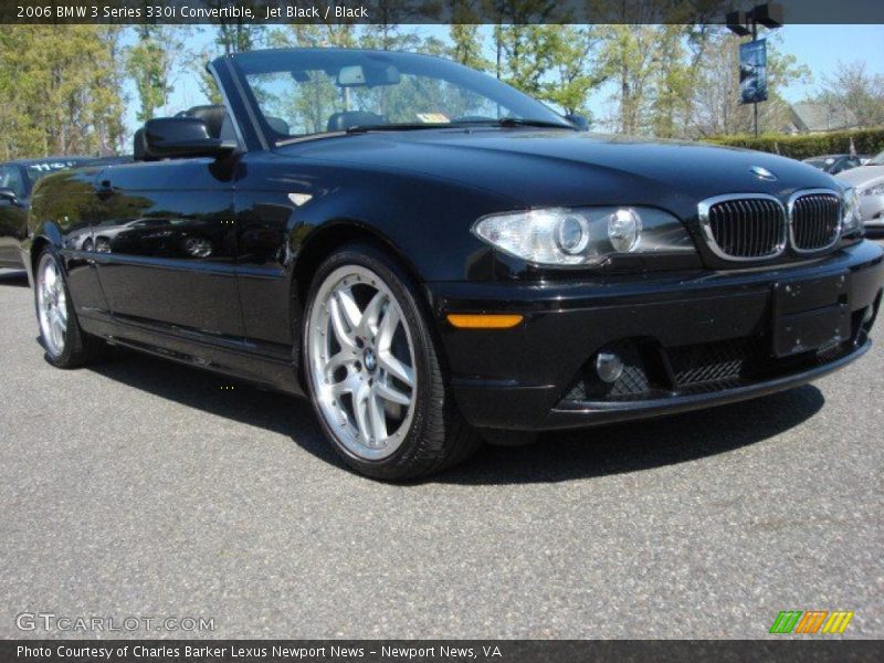 Jet Black / Black 2006 BMW 3 Series 330i Convertible