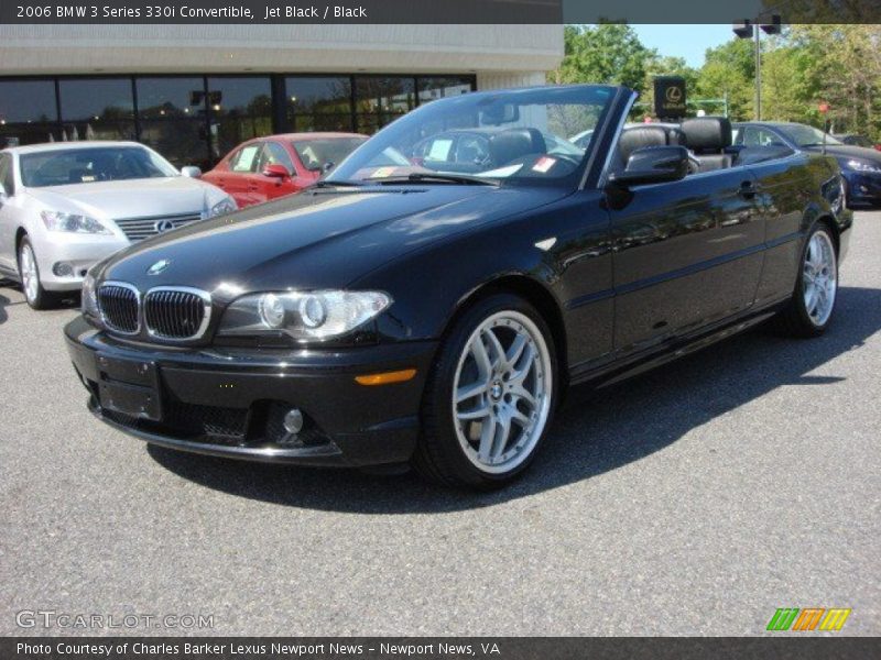 Jet Black / Black 2006 BMW 3 Series 330i Convertible