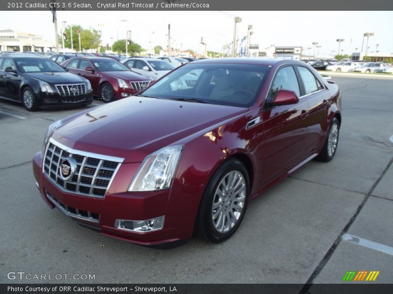 Crystal Red Tintcoat / Cashmere/Cocoa 2012 Cadillac CTS 3.6 Sedan