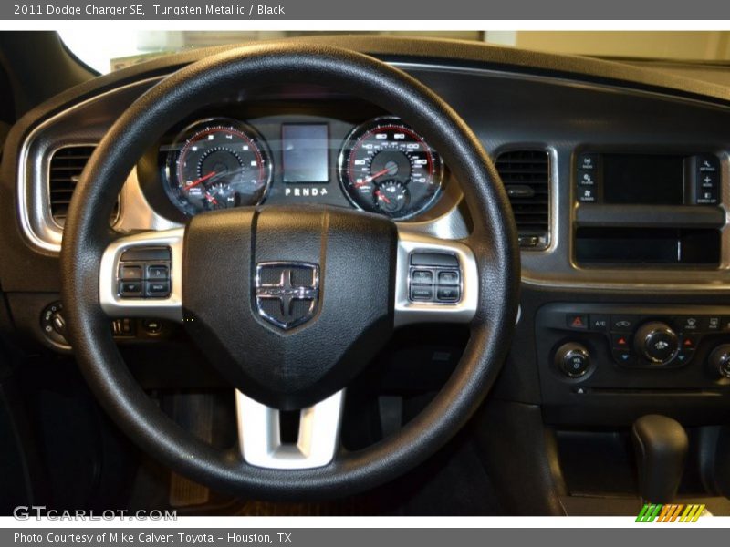 Tungsten Metallic / Black 2011 Dodge Charger SE