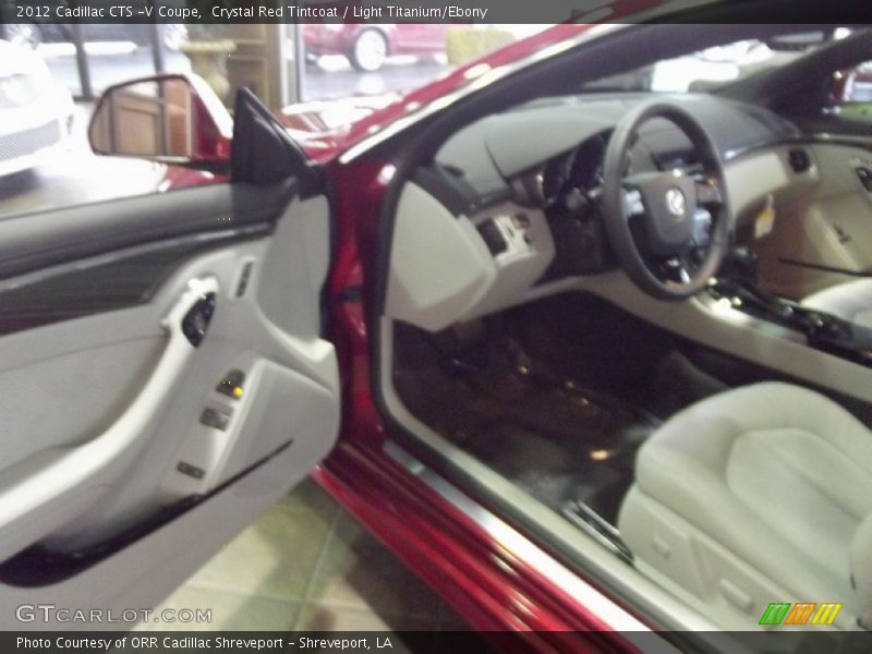 Crystal Red Tintcoat / Light Titanium/Ebony 2012 Cadillac CTS -V Coupe