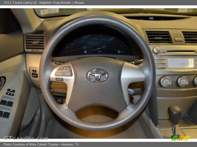 Magnetic Gray Metallic / Bisque 2011 Toyota Camry LE