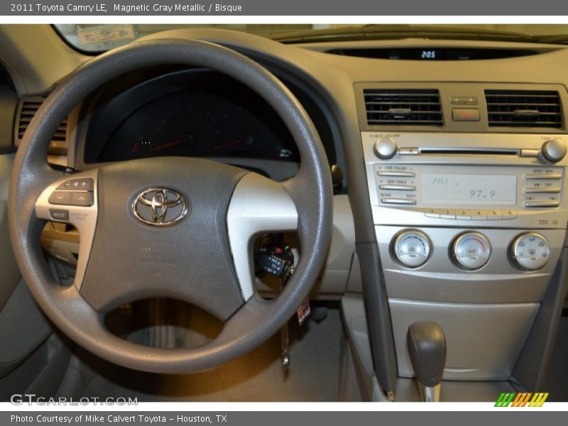 Magnetic Gray Metallic / Bisque 2011 Toyota Camry LE
