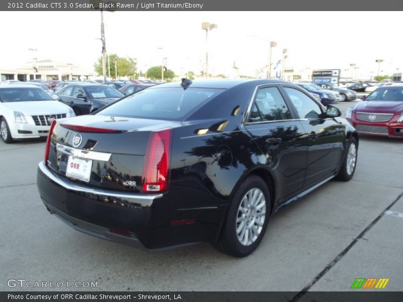 Black Raven / Light Titanium/Ebony 2012 Cadillac CTS 3.0 Sedan