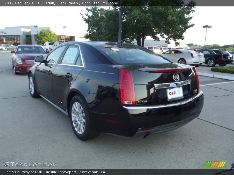 Black Raven / Light Titanium/Ebony 2012 Cadillac CTS 3.0 Sedan