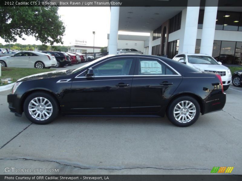 Black Raven / Light Titanium/Ebony 2012 Cadillac CTS 3.0 Sedan