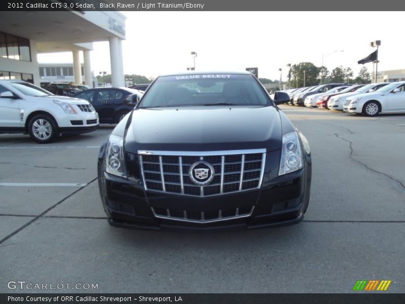 Black Raven / Light Titanium/Ebony 2012 Cadillac CTS 3.0 Sedan