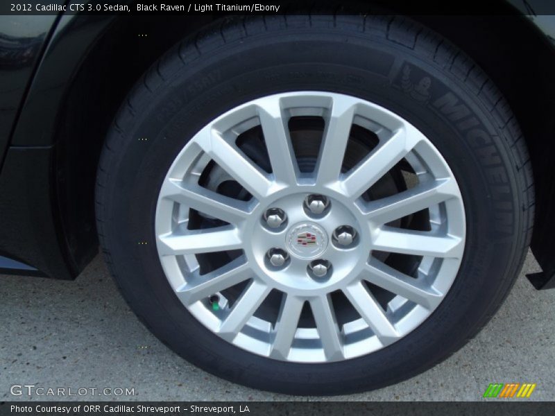 Black Raven / Light Titanium/Ebony 2012 Cadillac CTS 3.0 Sedan