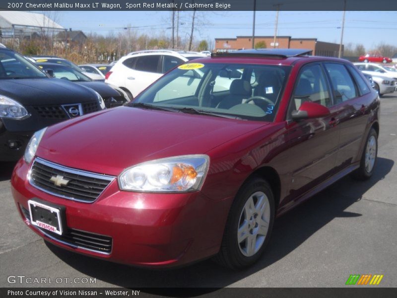 Sport Red Metallic / Cashmere Beige 2007 Chevrolet Malibu Maxx LT Wagon