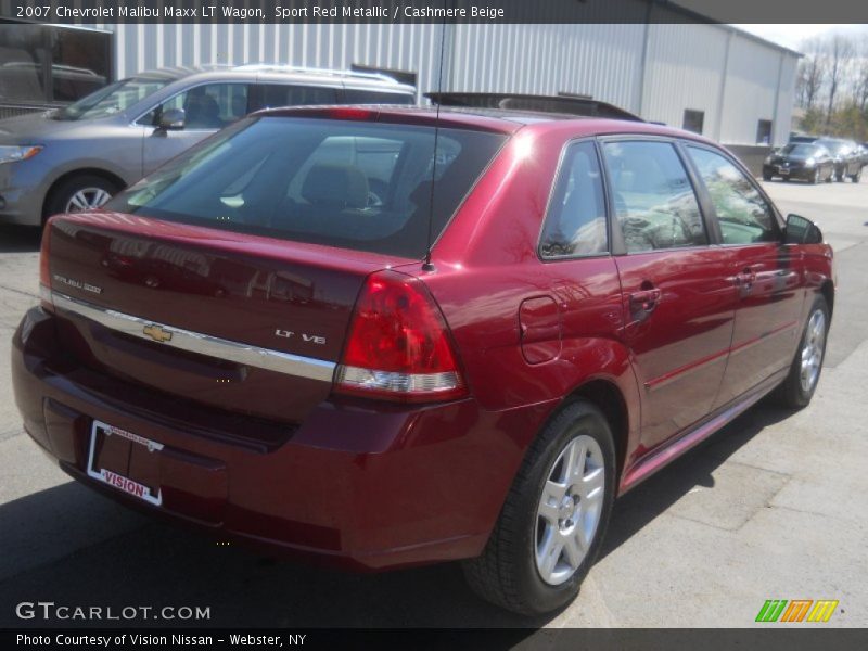 Sport Red Metallic / Cashmere Beige 2007 Chevrolet Malibu Maxx LT Wagon