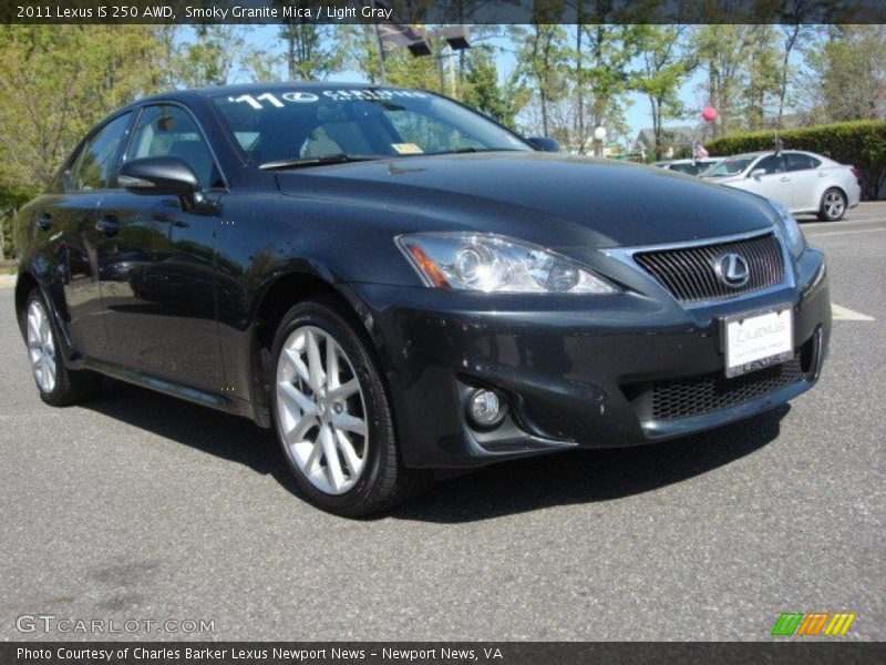 Smoky Granite Mica / Light Gray 2011 Lexus IS 250 AWD