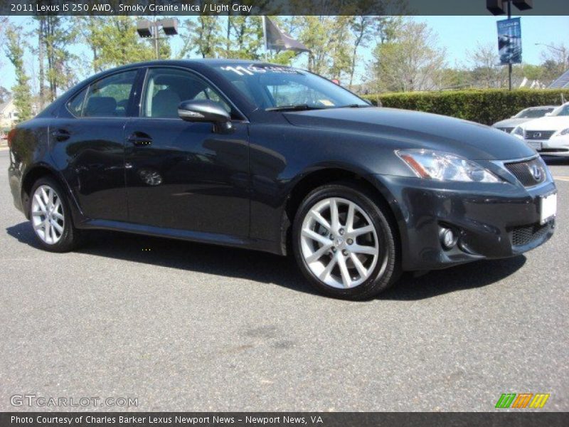 Smoky Granite Mica / Light Gray 2011 Lexus IS 250 AWD