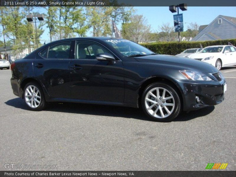 Smoky Granite Mica / Light Gray 2011 Lexus IS 250 AWD