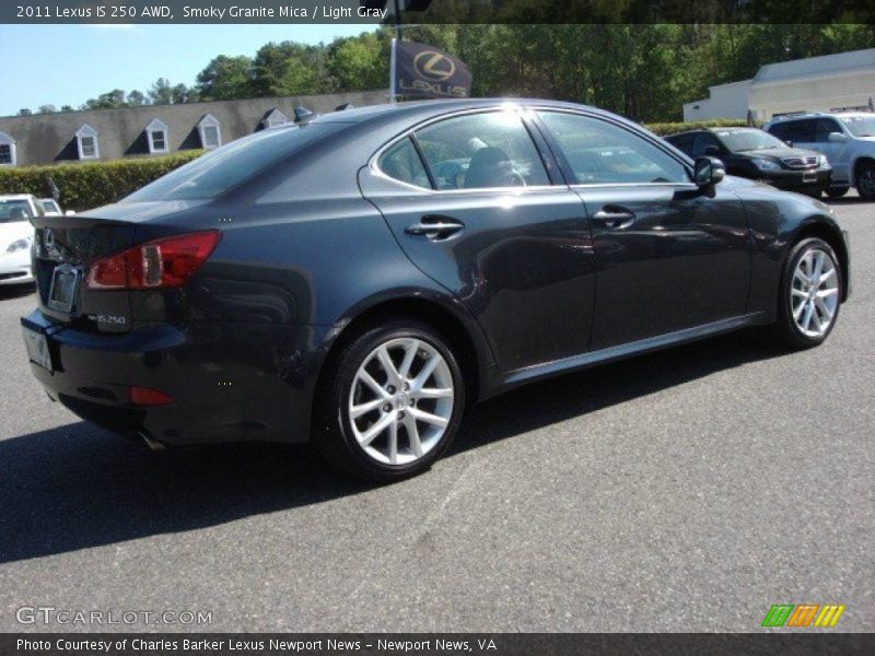 Smoky Granite Mica / Light Gray 2011 Lexus IS 250 AWD