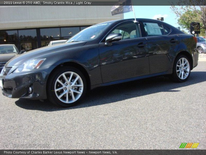 Smoky Granite Mica / Light Gray 2011 Lexus IS 250 AWD