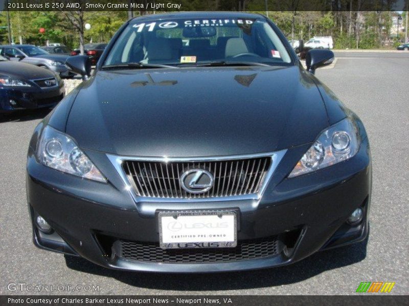 Smoky Granite Mica / Light Gray 2011 Lexus IS 250 AWD