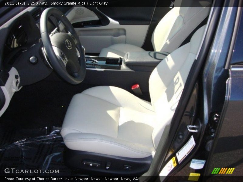 Smoky Granite Mica / Light Gray 2011 Lexus IS 250 AWD