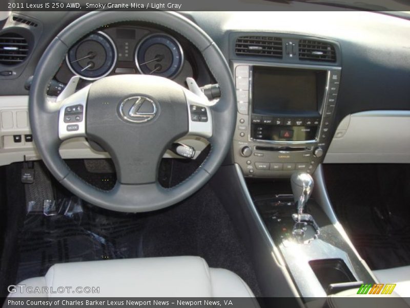 Smoky Granite Mica / Light Gray 2011 Lexus IS 250 AWD