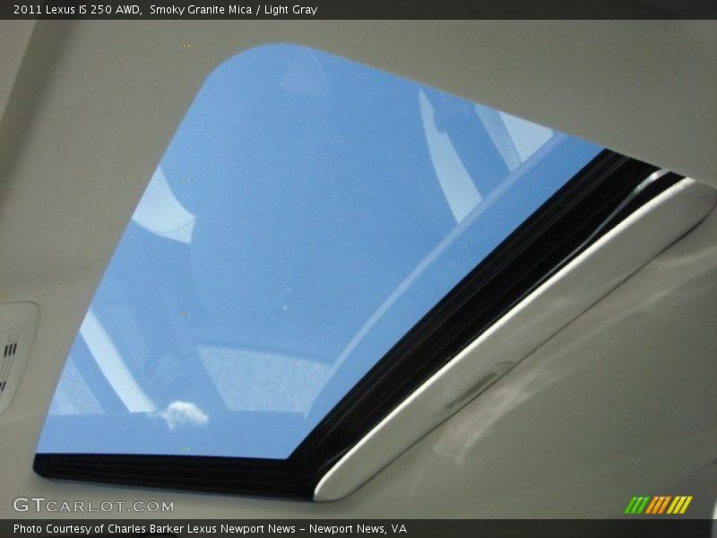 Smoky Granite Mica / Light Gray 2011 Lexus IS 250 AWD