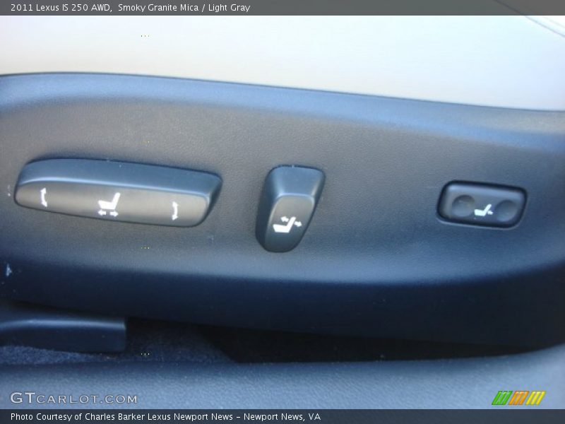 Smoky Granite Mica / Light Gray 2011 Lexus IS 250 AWD