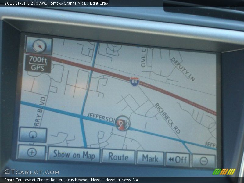 Smoky Granite Mica / Light Gray 2011 Lexus IS 250 AWD