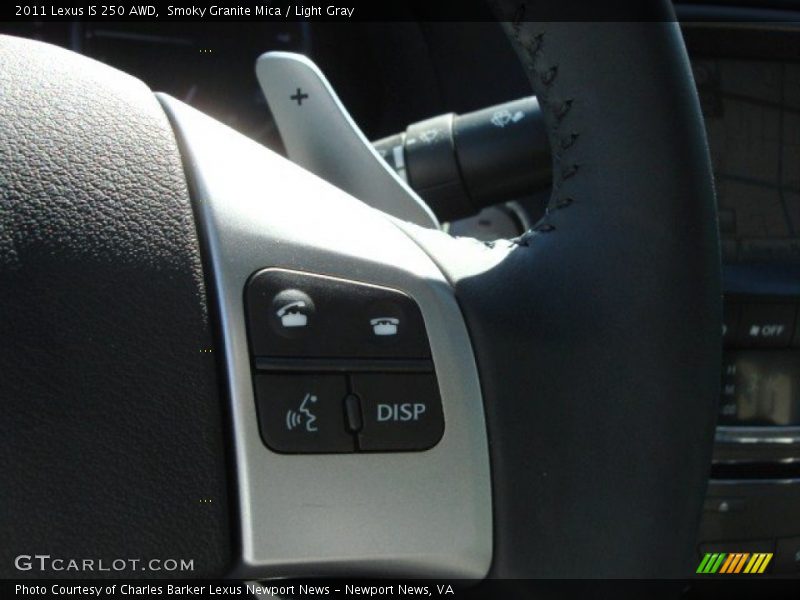 Smoky Granite Mica / Light Gray 2011 Lexus IS 250 AWD