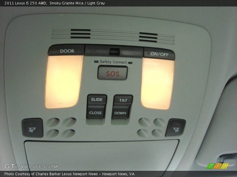 Smoky Granite Mica / Light Gray 2011 Lexus IS 250 AWD