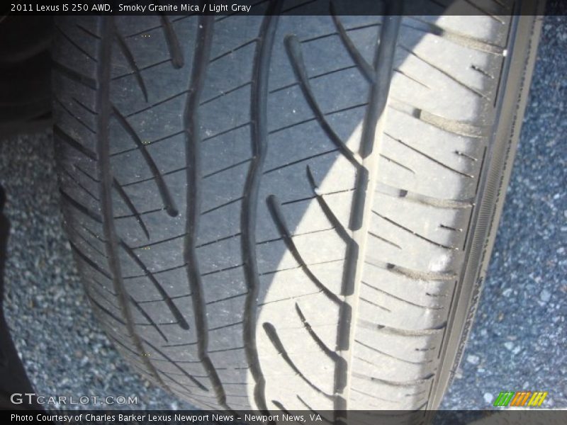 Smoky Granite Mica / Light Gray 2011 Lexus IS 250 AWD