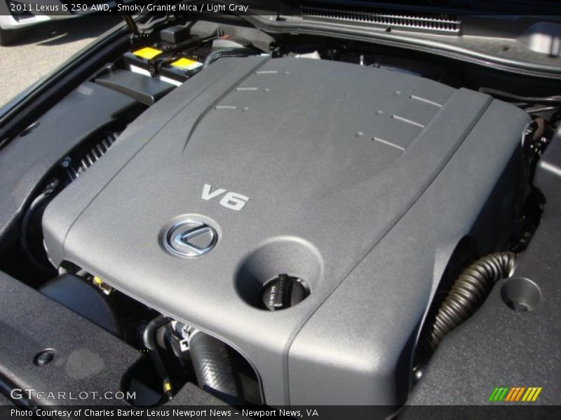 Smoky Granite Mica / Light Gray 2011 Lexus IS 250 AWD