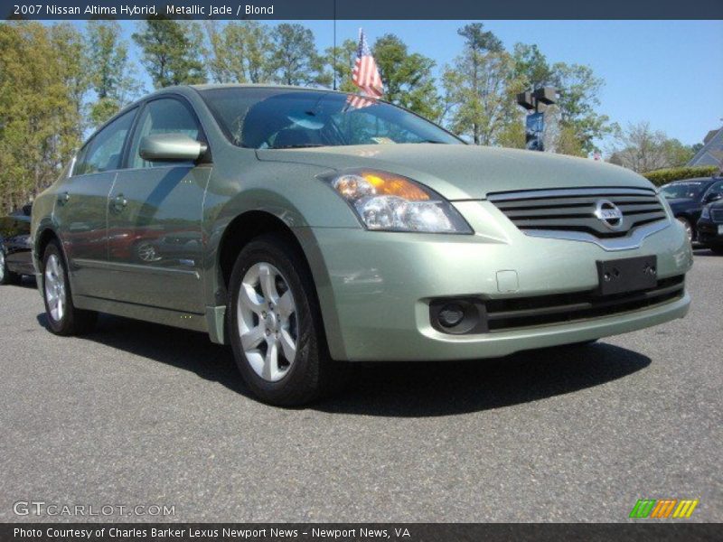 Metallic Jade / Blond 2007 Nissan Altima Hybrid