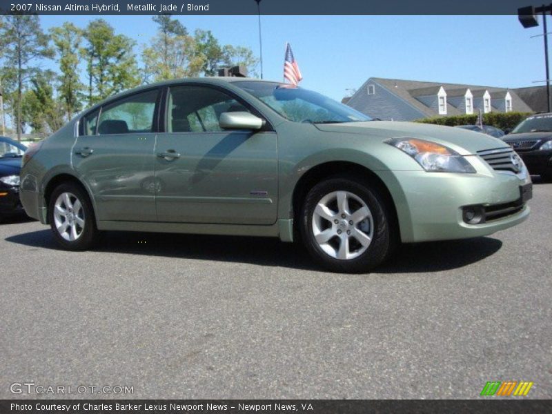 Metallic Jade / Blond 2007 Nissan Altima Hybrid