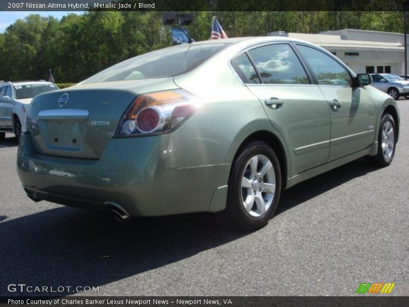 Metallic Jade / Blond 2007 Nissan Altima Hybrid