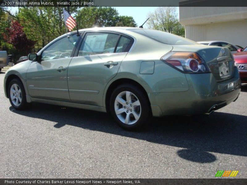 Metallic Jade / Blond 2007 Nissan Altima Hybrid