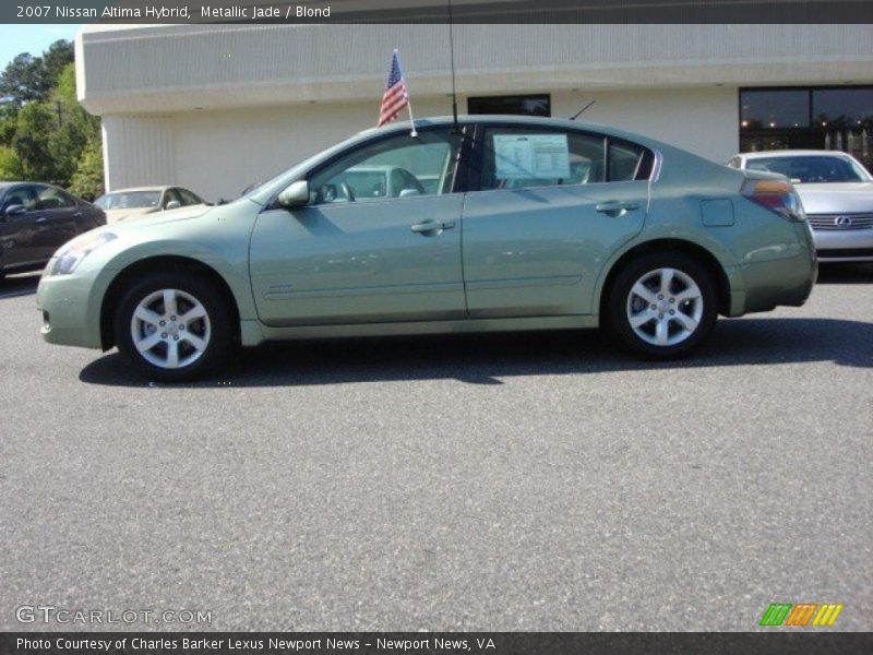 Metallic Jade / Blond 2007 Nissan Altima Hybrid