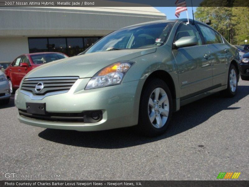 Metallic Jade / Blond 2007 Nissan Altima Hybrid