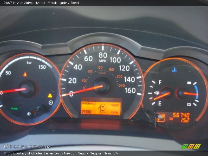 Metallic Jade / Blond 2007 Nissan Altima Hybrid