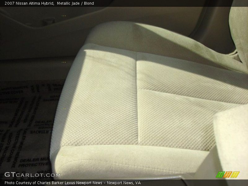 Metallic Jade / Blond 2007 Nissan Altima Hybrid